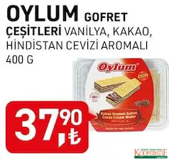 OYLUM GOFRET ÇEŞİTLERİ 400 G OYLUM GOFRET ÇEŞİTLERİ 400 G